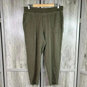 Wearables Pants Medium Chambray Green Color Pull On Sz M